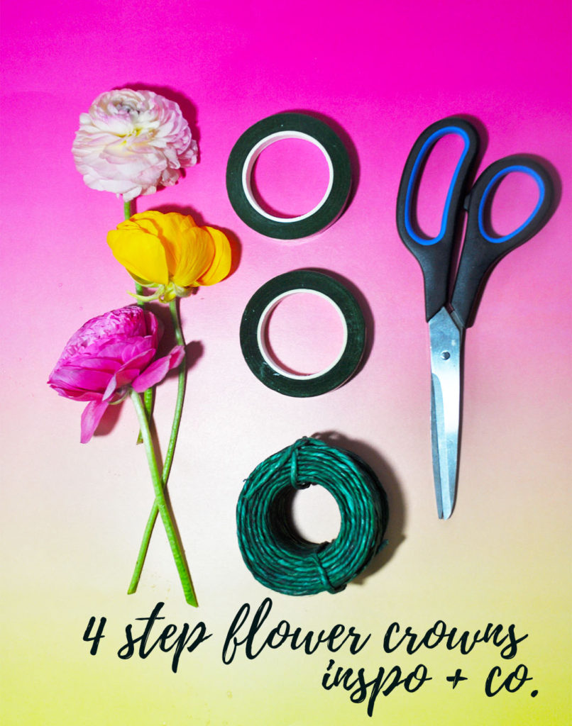 Four-Step DIY Flower Crowns